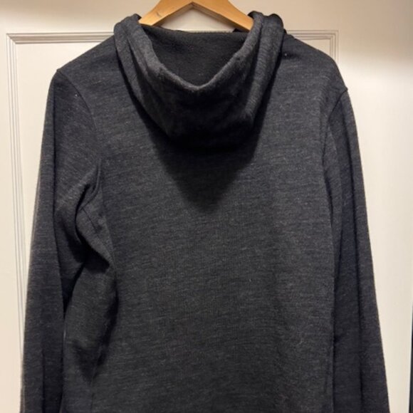 Nau Men's Gray Button Front Hoodie Long Sleeve Pullover - Small - Picture 3 of 4